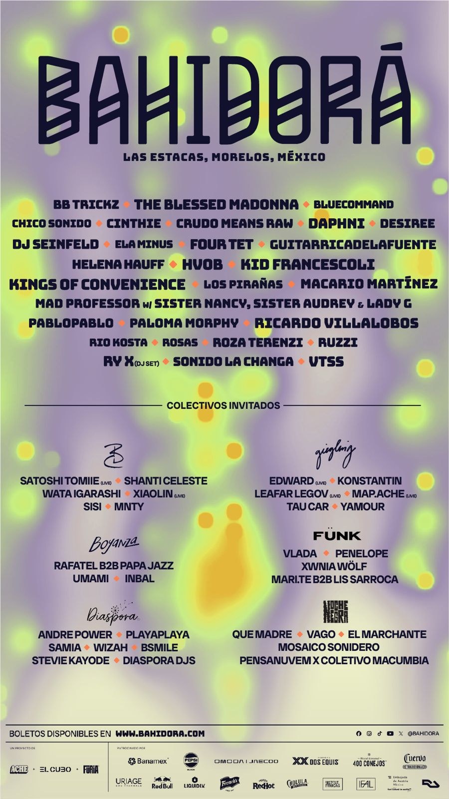Bahidorá lineup featuring Boyanza